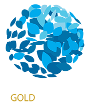 a close up of a logo